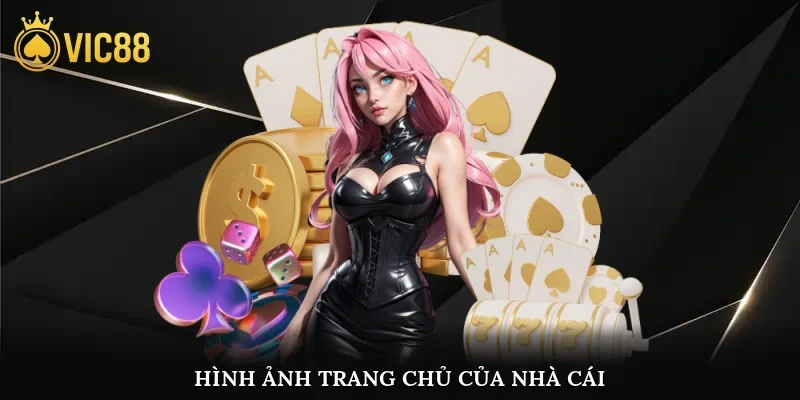 Hình ảnh trang chủ của nhà cái